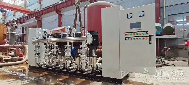 Factory test of complete equipment for life frequency conversion water supply