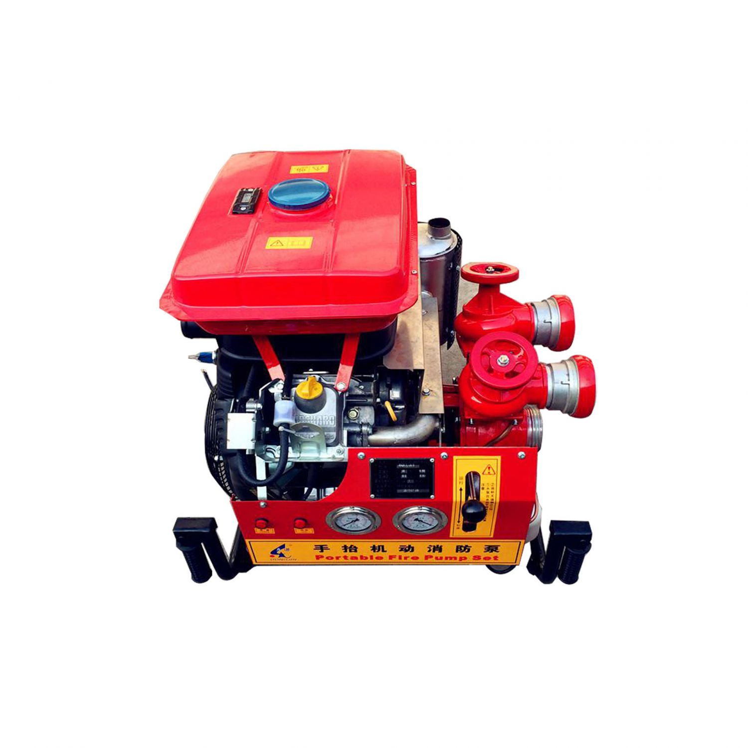 Portable gasoline fire pump