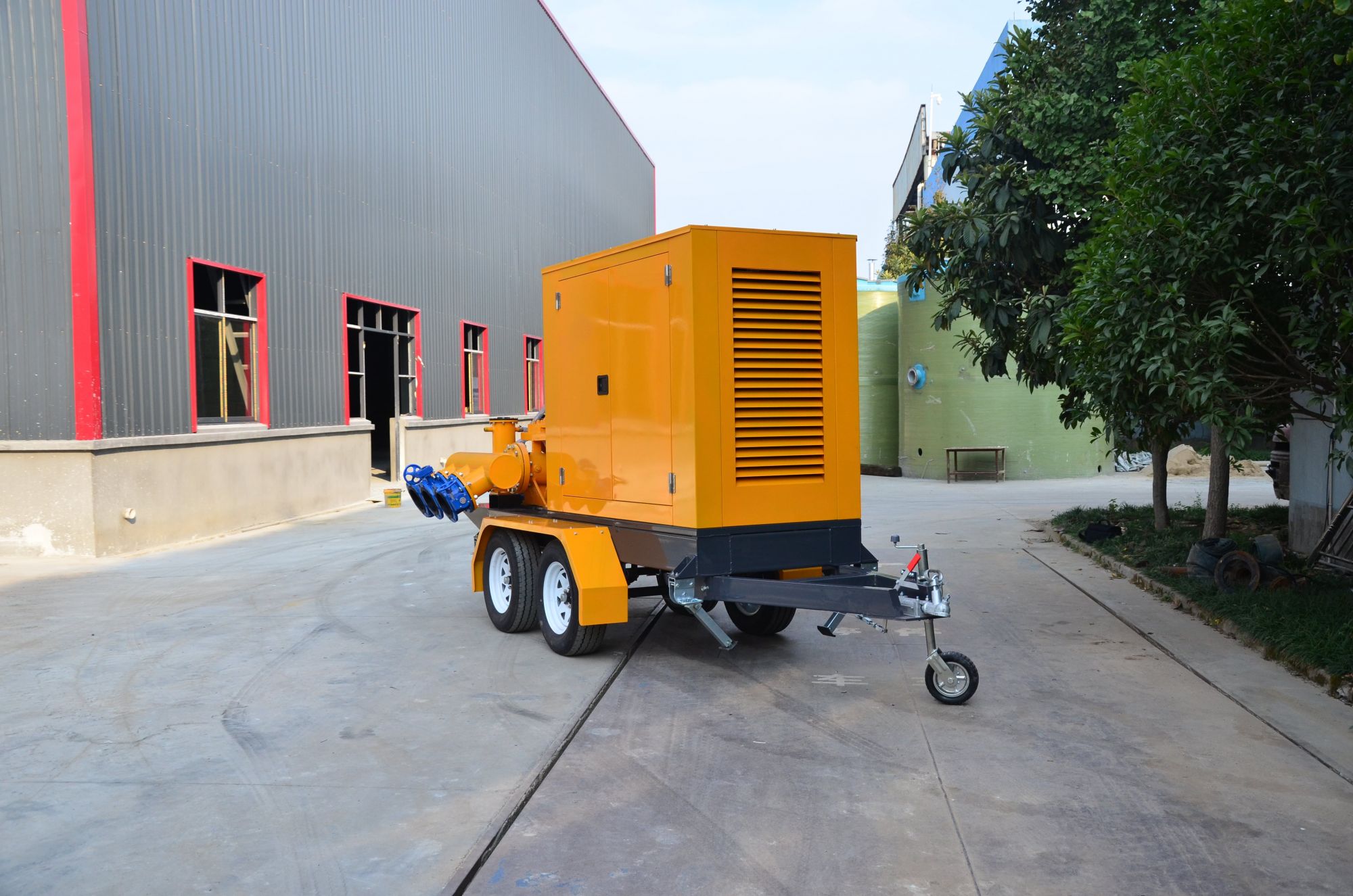 Four-Wheel Split case mobile traller pump 2