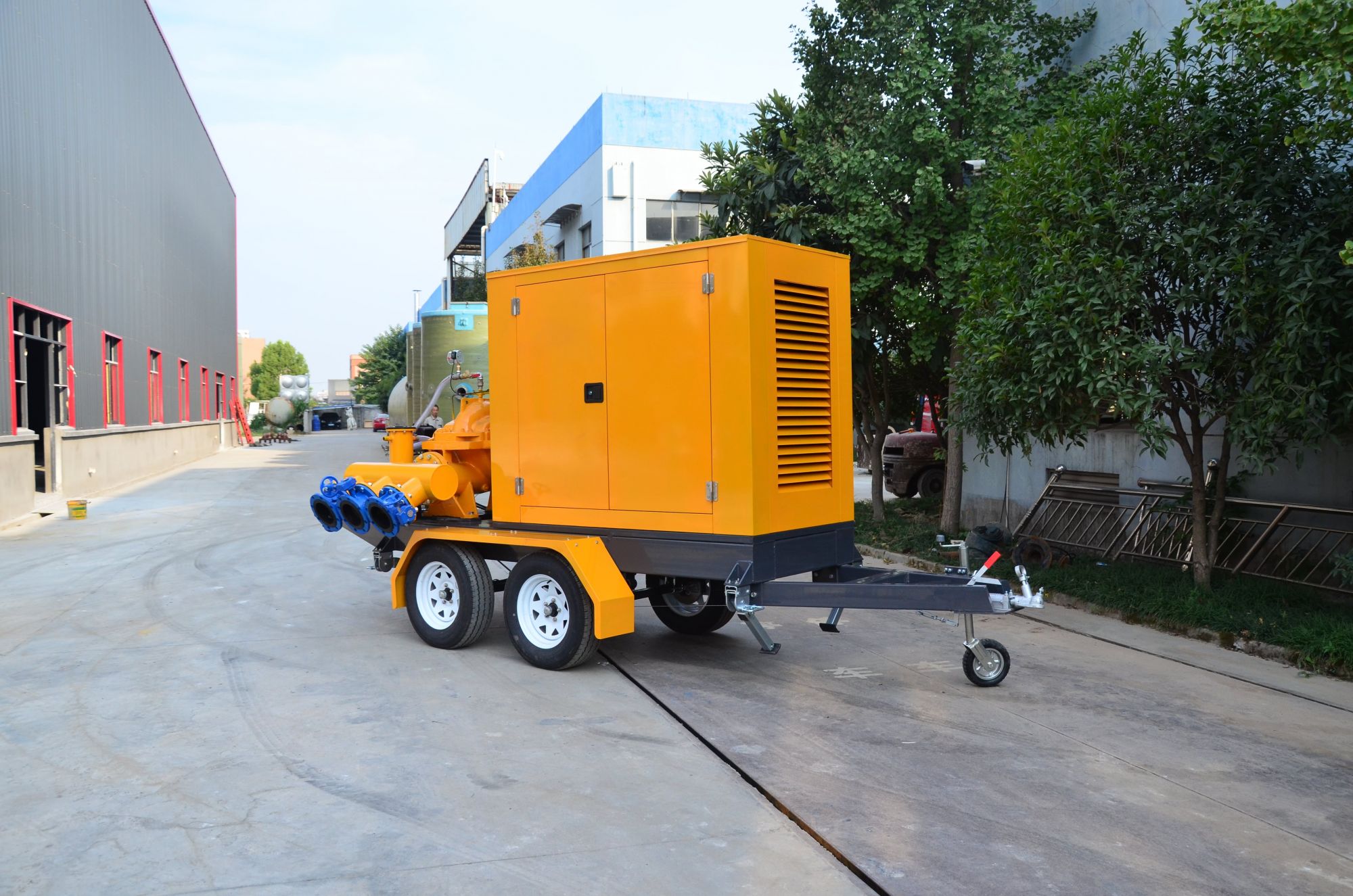 Four-Wheel Split case mobile traller pump 3