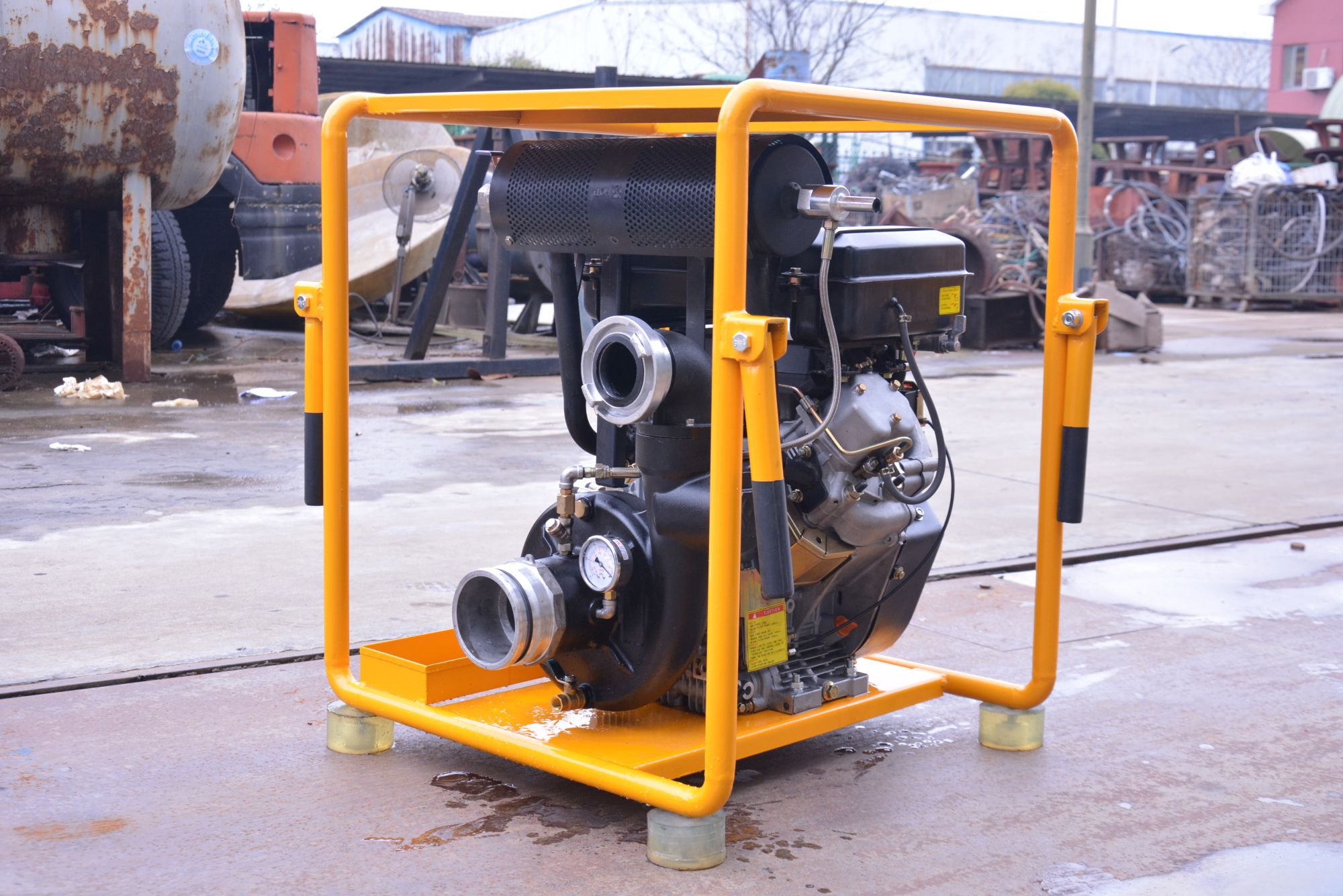 Portable diesel engine fire pump 2