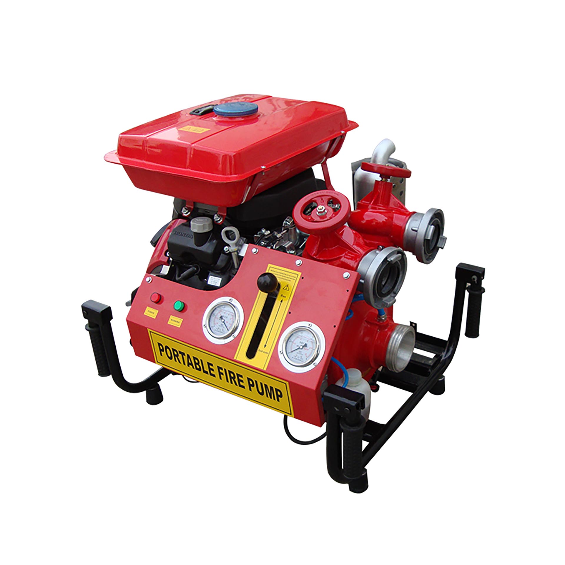 Portable gasoline fire pump