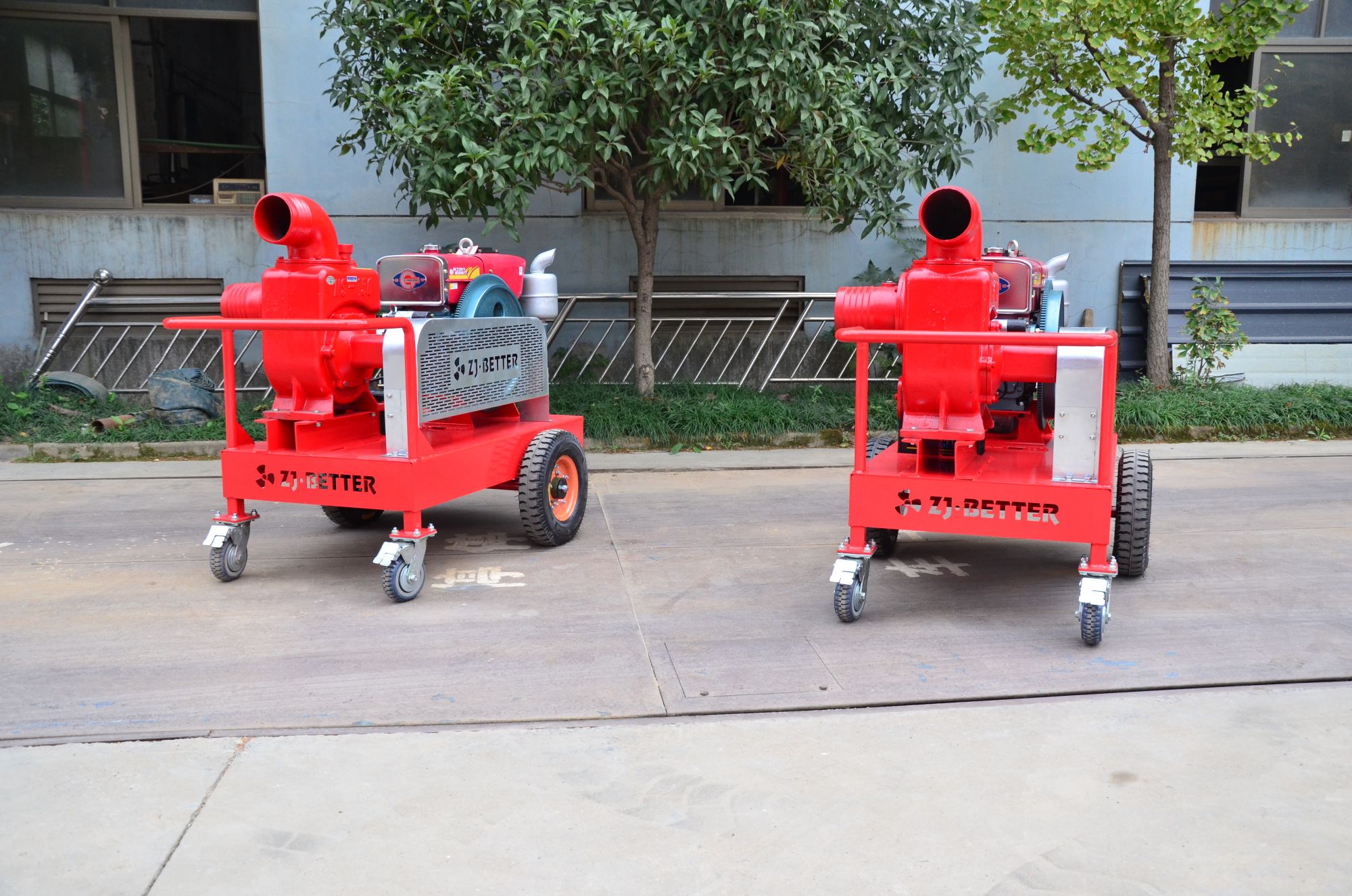 Single Cylinder Diesel Self-priming Fire Pump 23