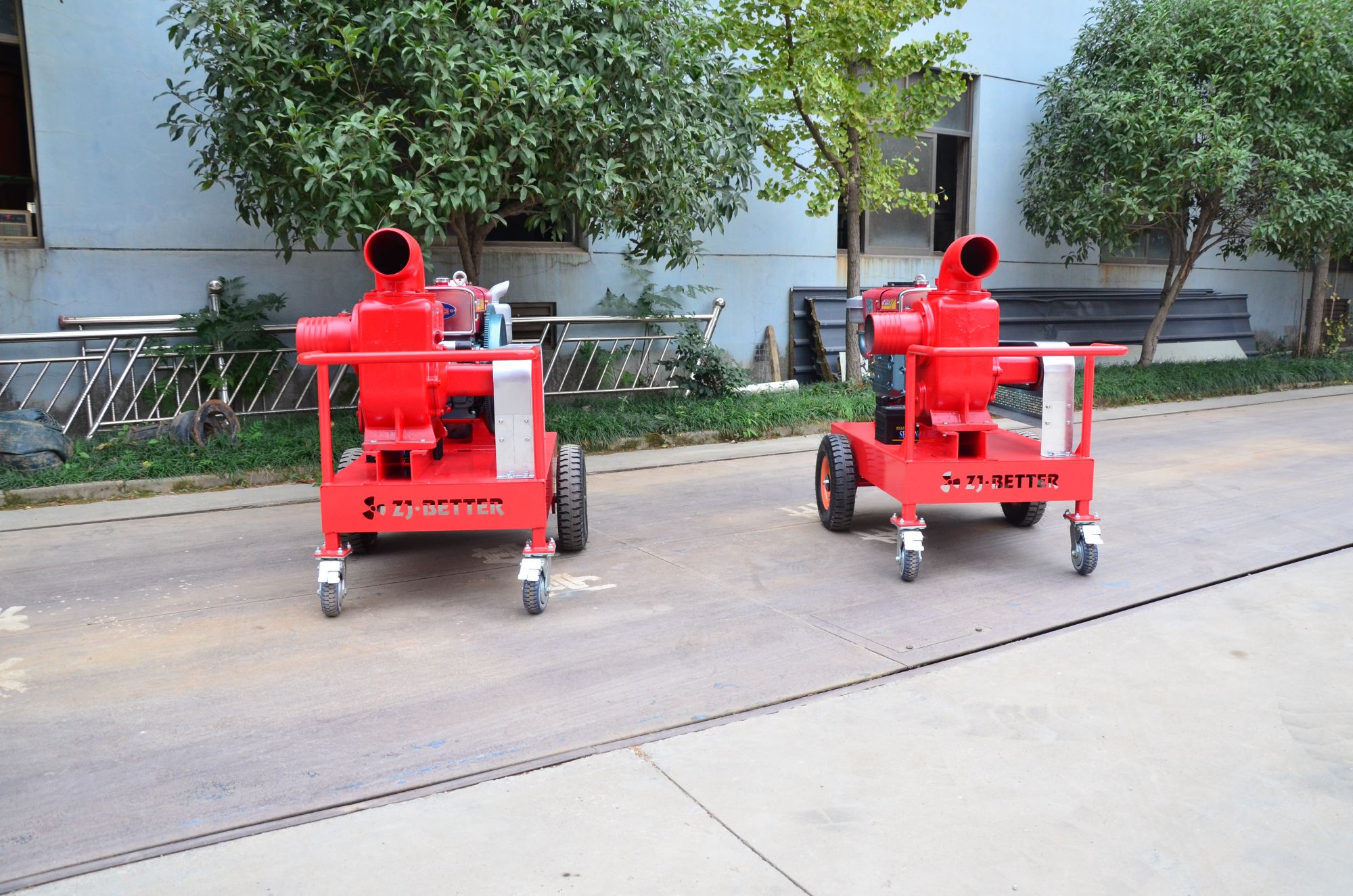 Single Cylinder Diesel Self-priming Fire Pump 22