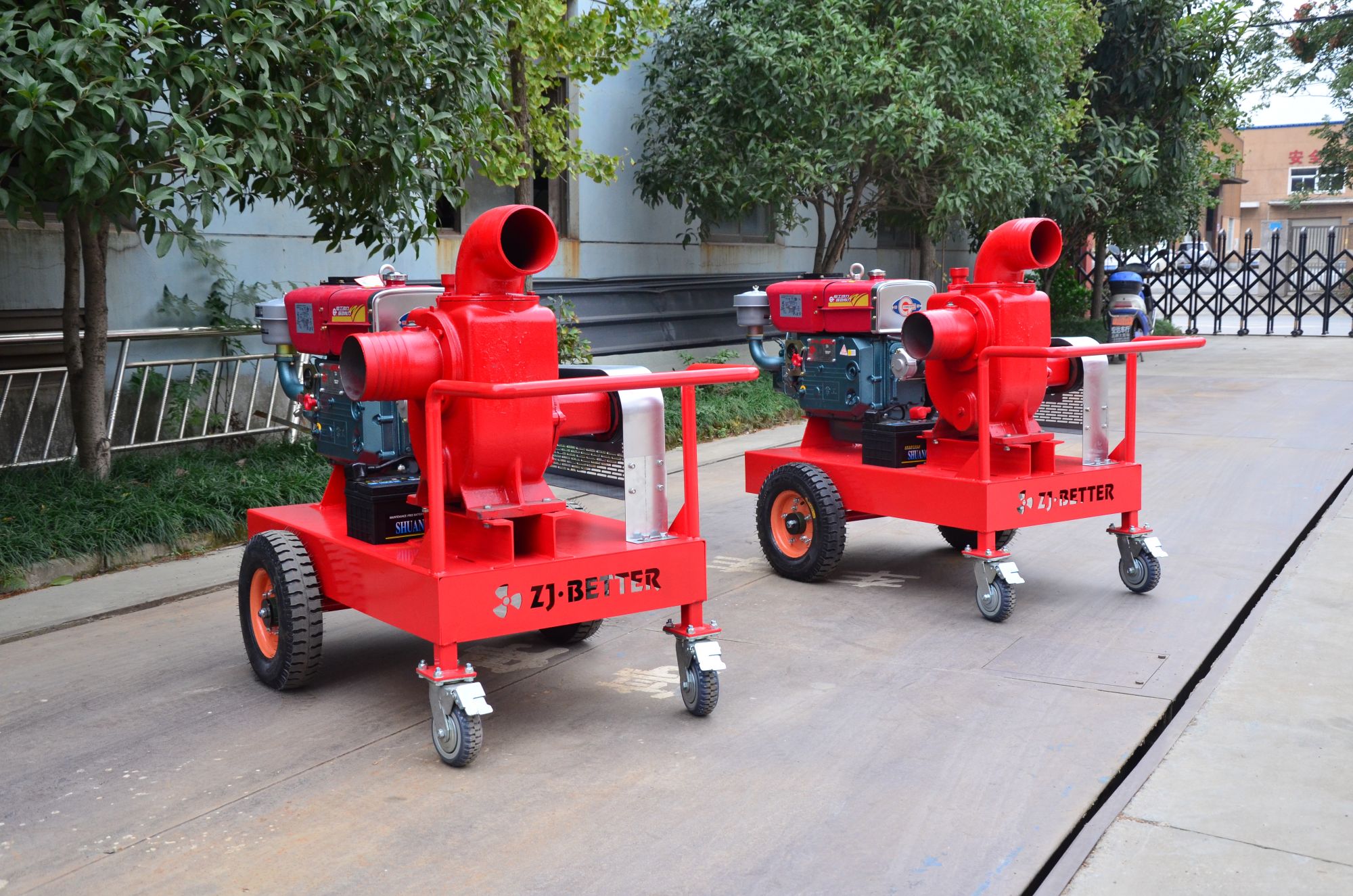 Single Cylinder Diesel Self-priming Fire Pump 21