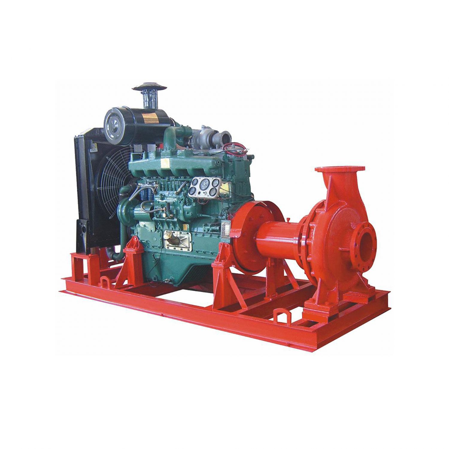 Diesel single-stage single-suction fire pump